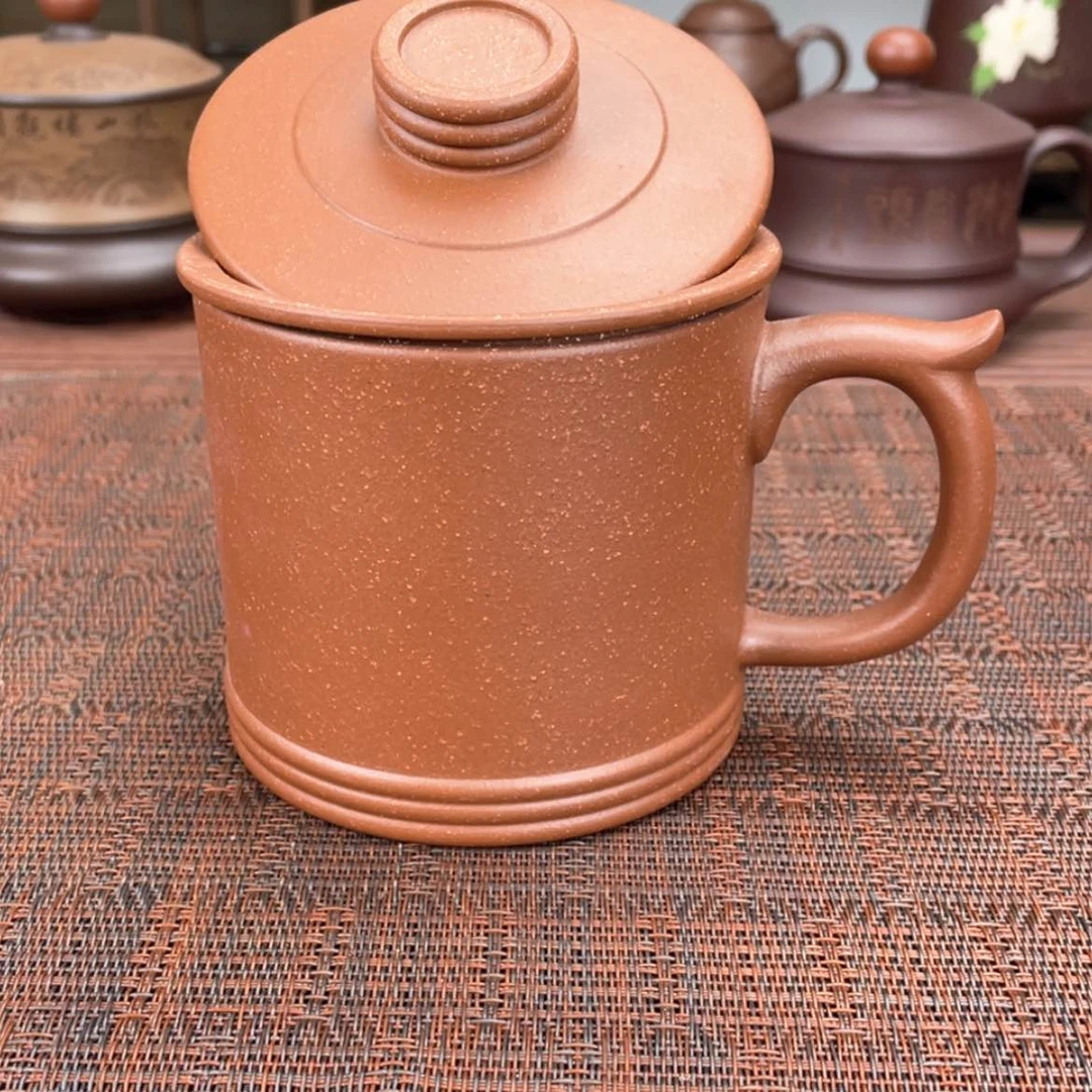 【闪购商品】紫砂茶杯宜兴原矿紫砂盖杯微瑕