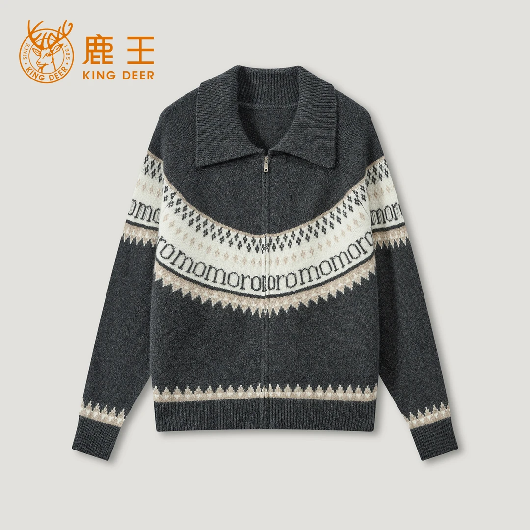 King Deer/鹿王秋冬新款女式长袖羊绒衫L805618
