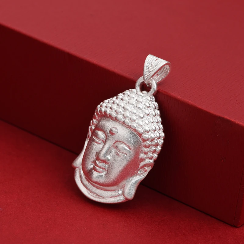 吊坠925银 【银典·造物】S925  佛首吊坠不含链  时尚250902-032