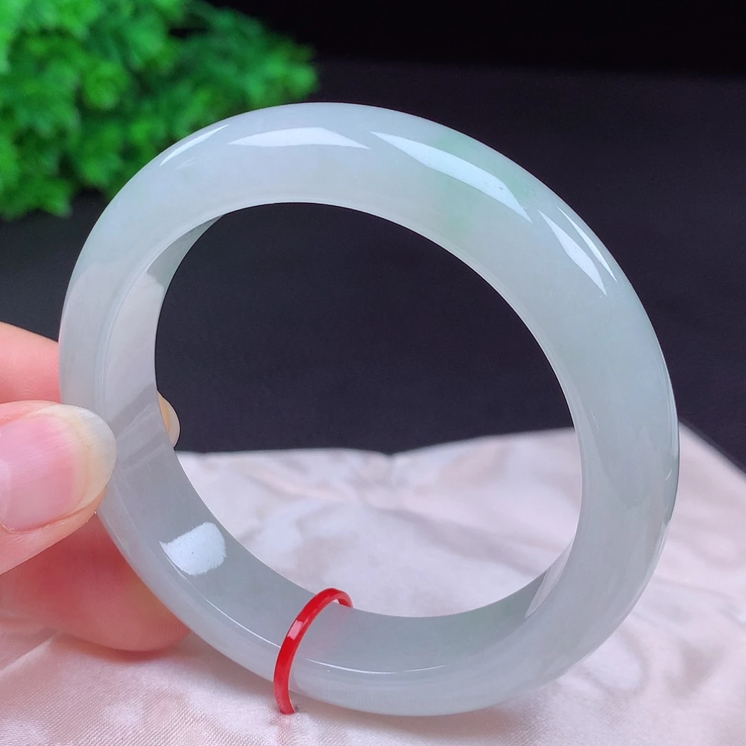 翡翠未镶嵌手镯56圈口681606