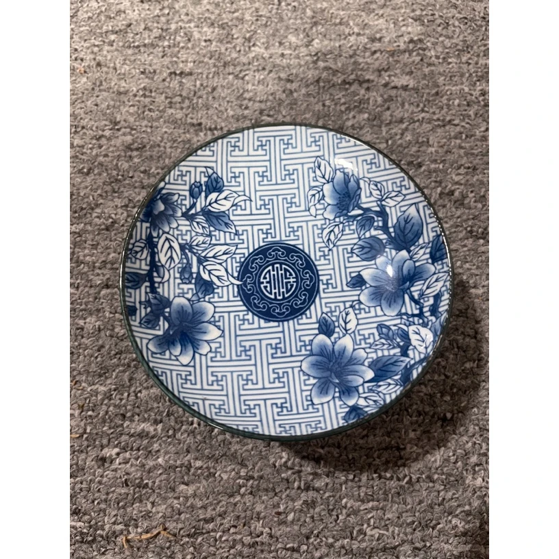 高端茶具青花果盘k1