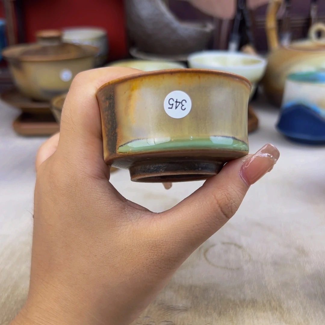 杯纯手工柴烧主人杯