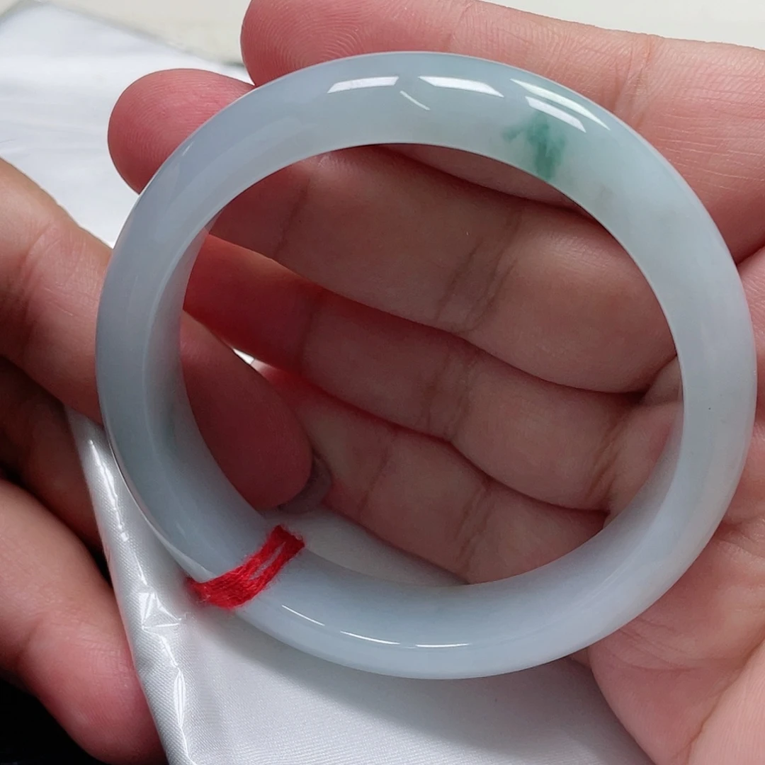 翡翠手镯未镶嵌缅甸翡翠手镯55圈