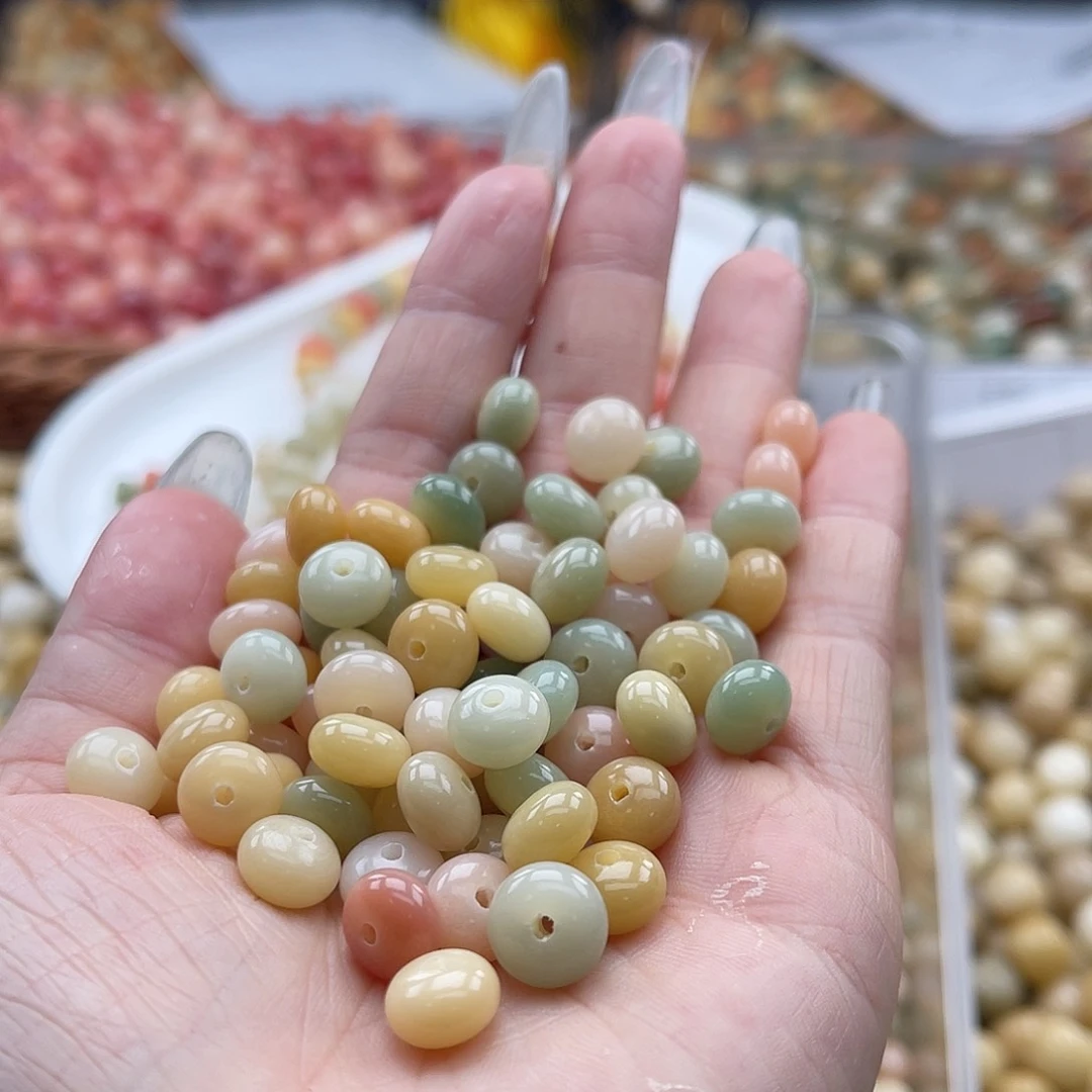 白玉菩提吊坠q9mm/100+20颗