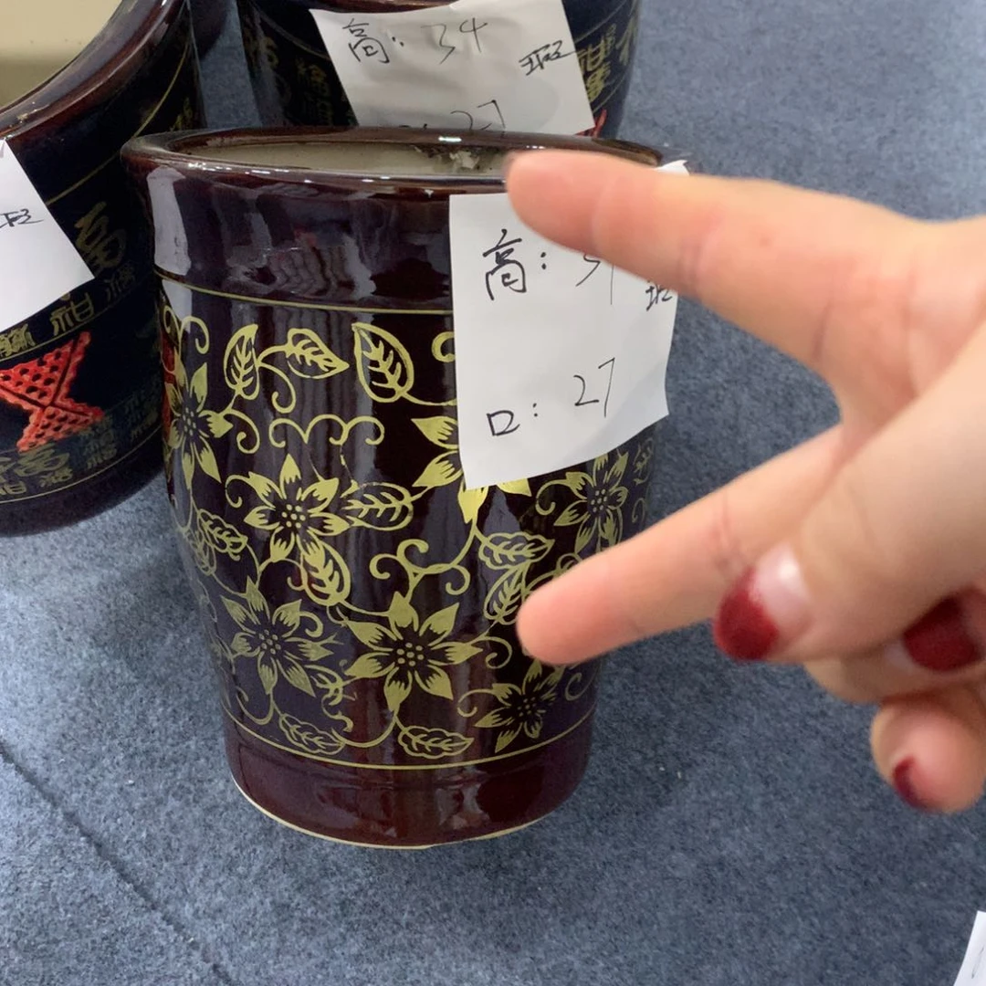高温陶瓷花盆微瑕