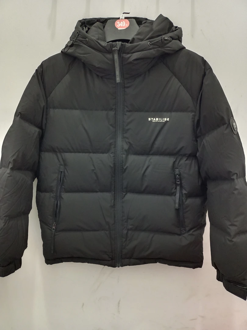 冬季新款男士连帽韩版简约百搭休闲加厚保暖鸭绒外套9535