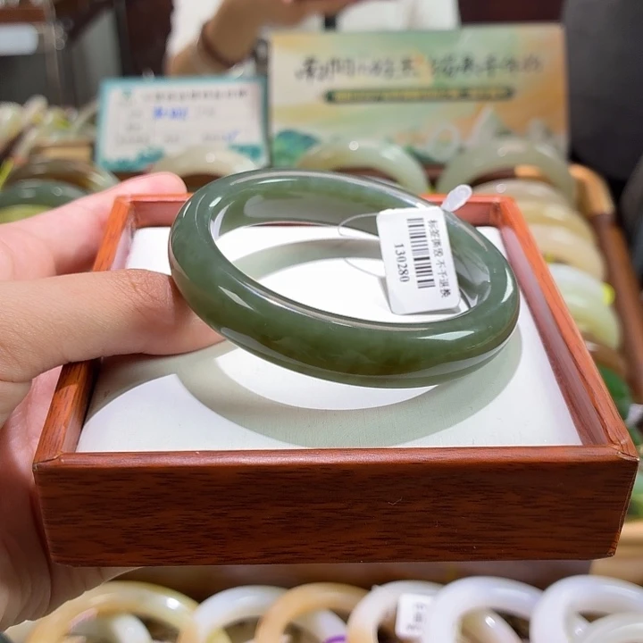 未镶嵌手镯和田玉圈口56 57 链接32