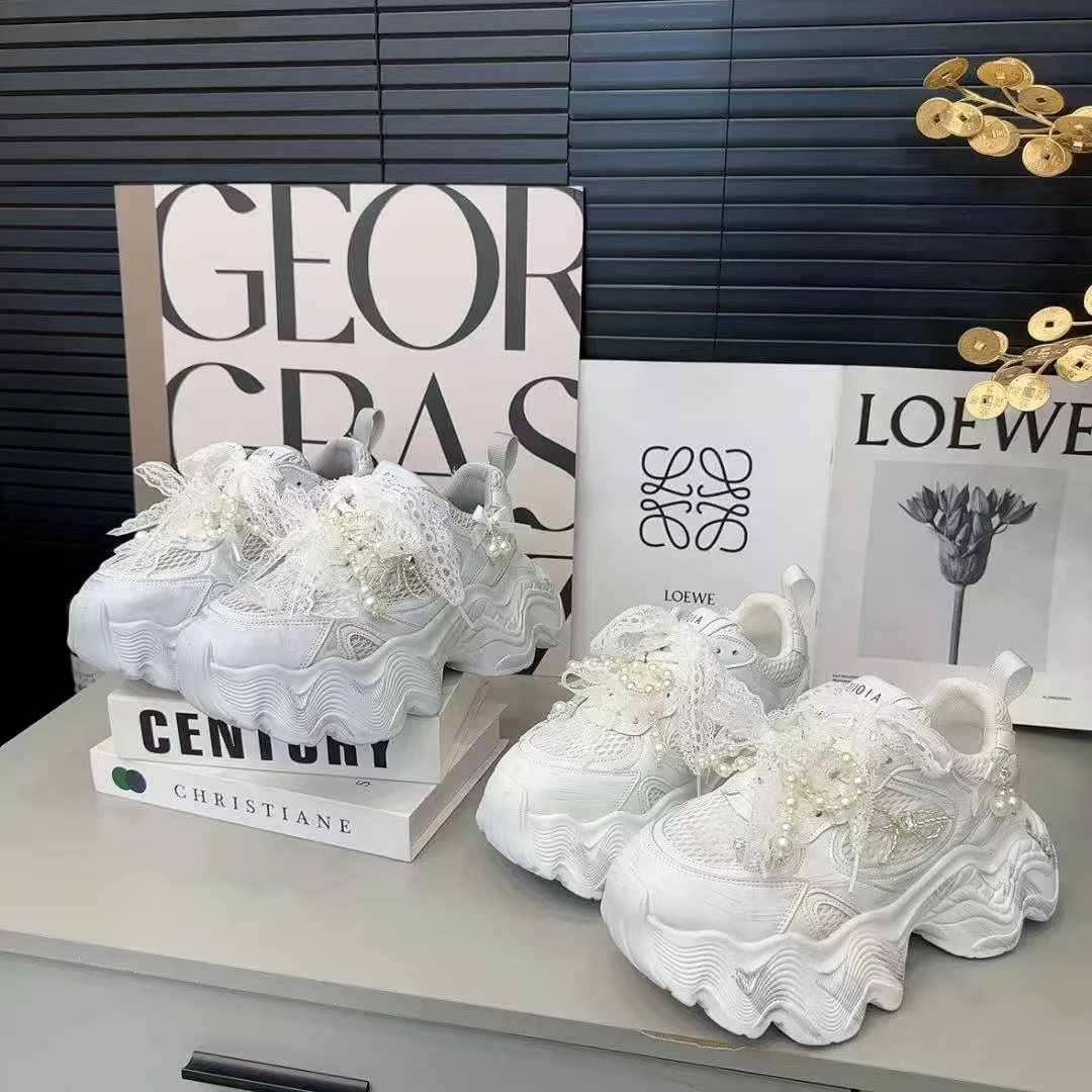 【HeiPa】安暖家ins潮走秀厚底休闲老爹鞋运动百搭