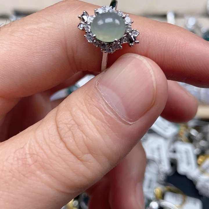 翡翠未镶嵌戒指11