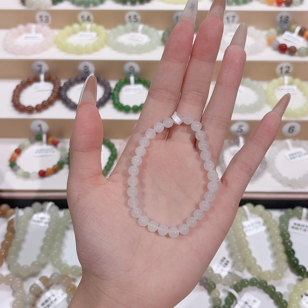 手链未镶嵌和田玉痘**失w