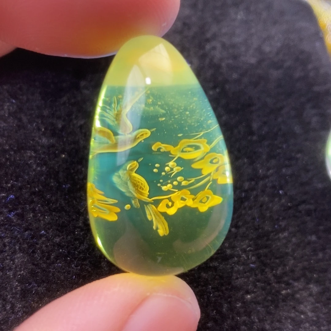 金珀未镶嵌吊坠(不含链)