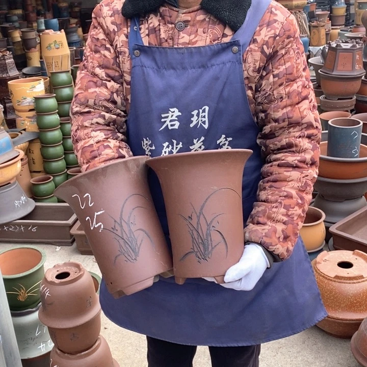 紫砂花盆紫砂花盆