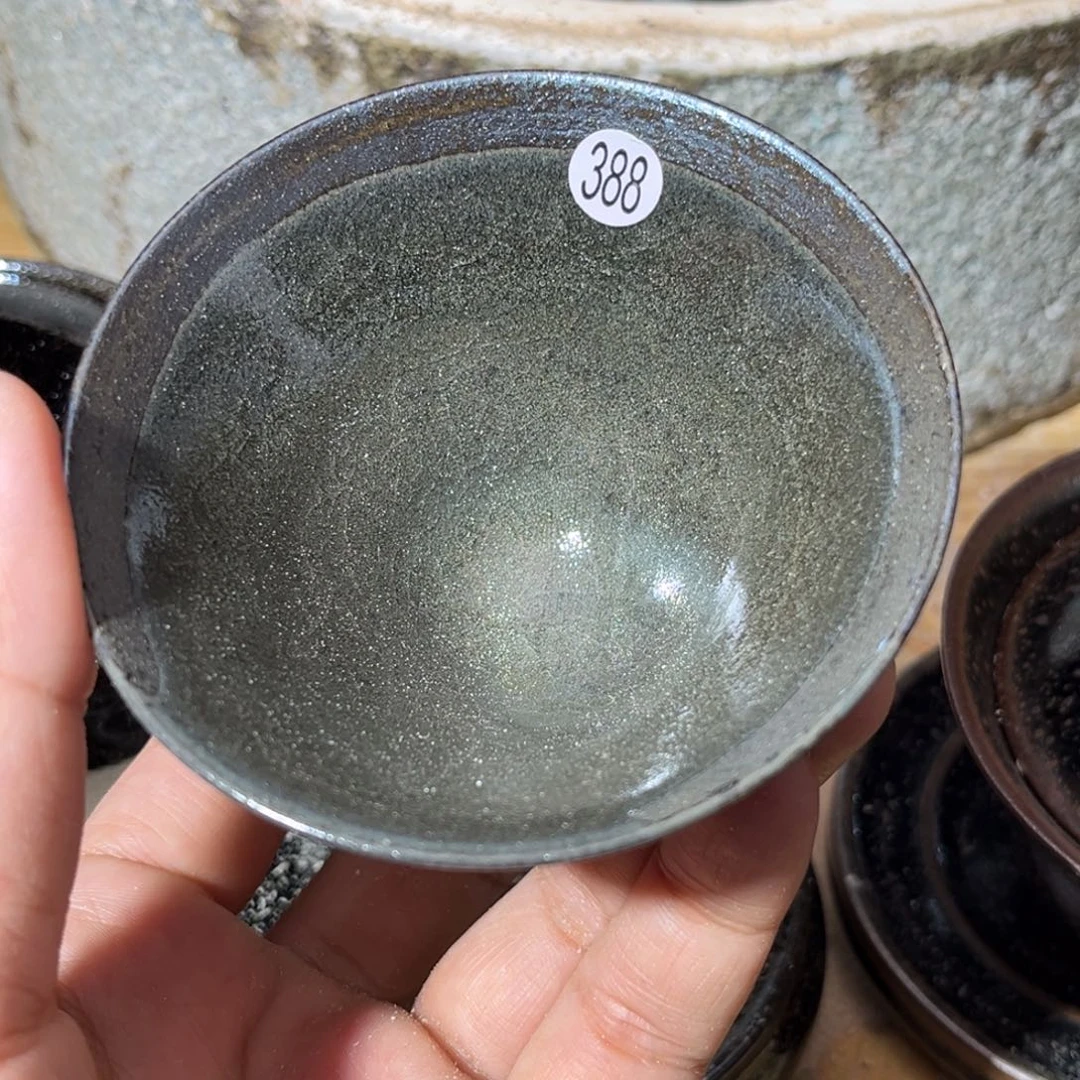 茶盏义兴龙窑坚持真柴烧微瑕