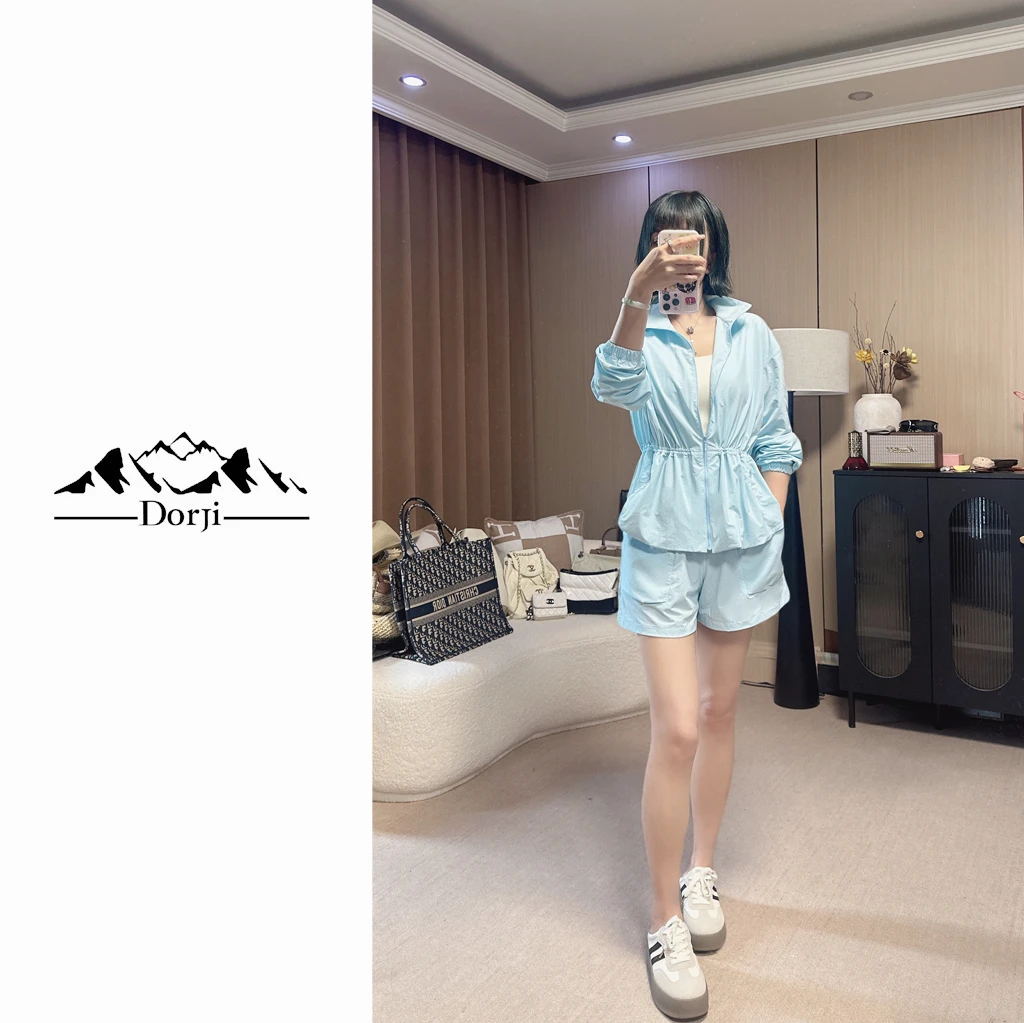 DUOJI-女装-LU同款时尚收腰显瘦冰凉透气速干休闲上衣DJ251SU150
