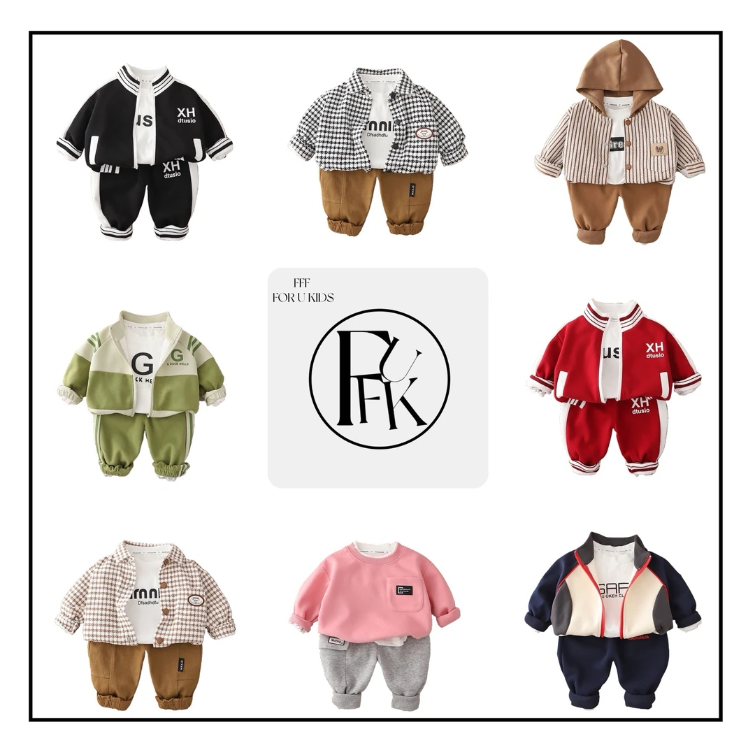(多件组合装)男童2025春季新款组合套装1-2-3岁宝宝衣服百搭洋气5