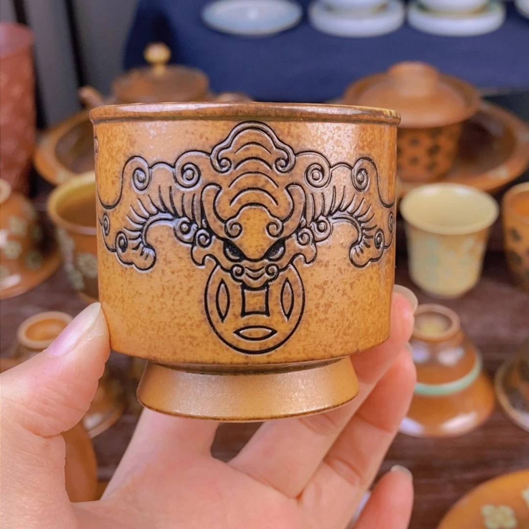 朱砂胎草木灰福在眼前。不开片