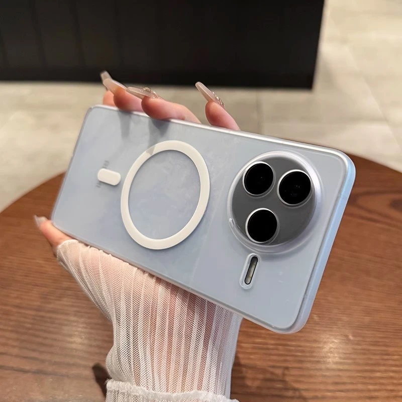 适用红米k80pro磁吸手机壳全包防摔磨砂k80k70至尊版简约超薄散热