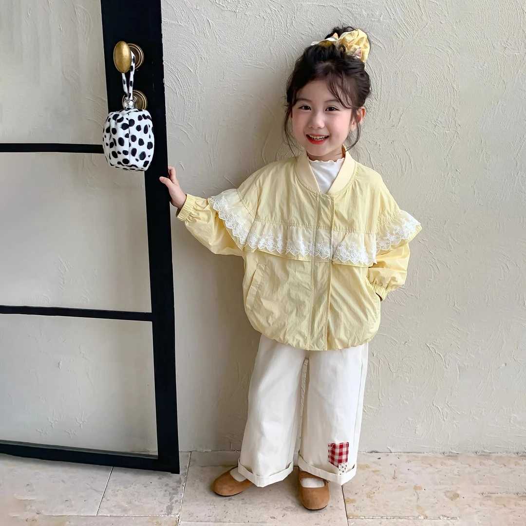 女童外套春秋款2025新款儿童洋气时髦夹克衫上衣女宝宝秋季衣服潮