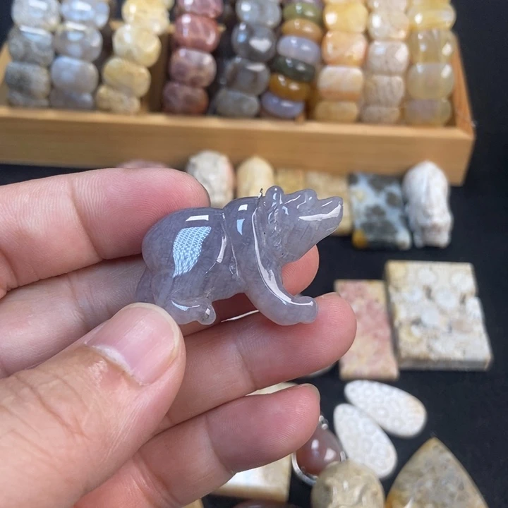 硅化珊瑚（珊瑚玉）手链未镶嵌
