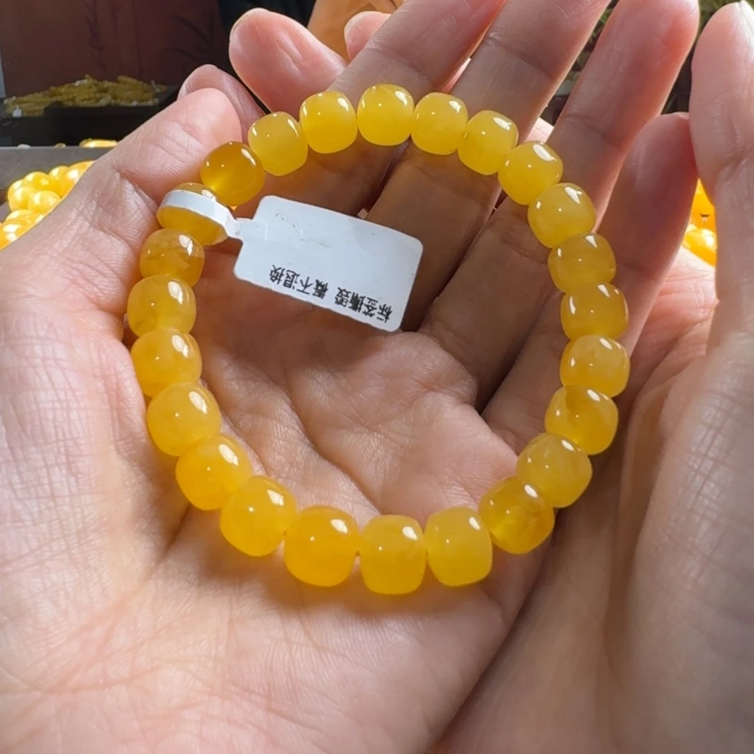 蜜蜡毛衣链未镶嵌