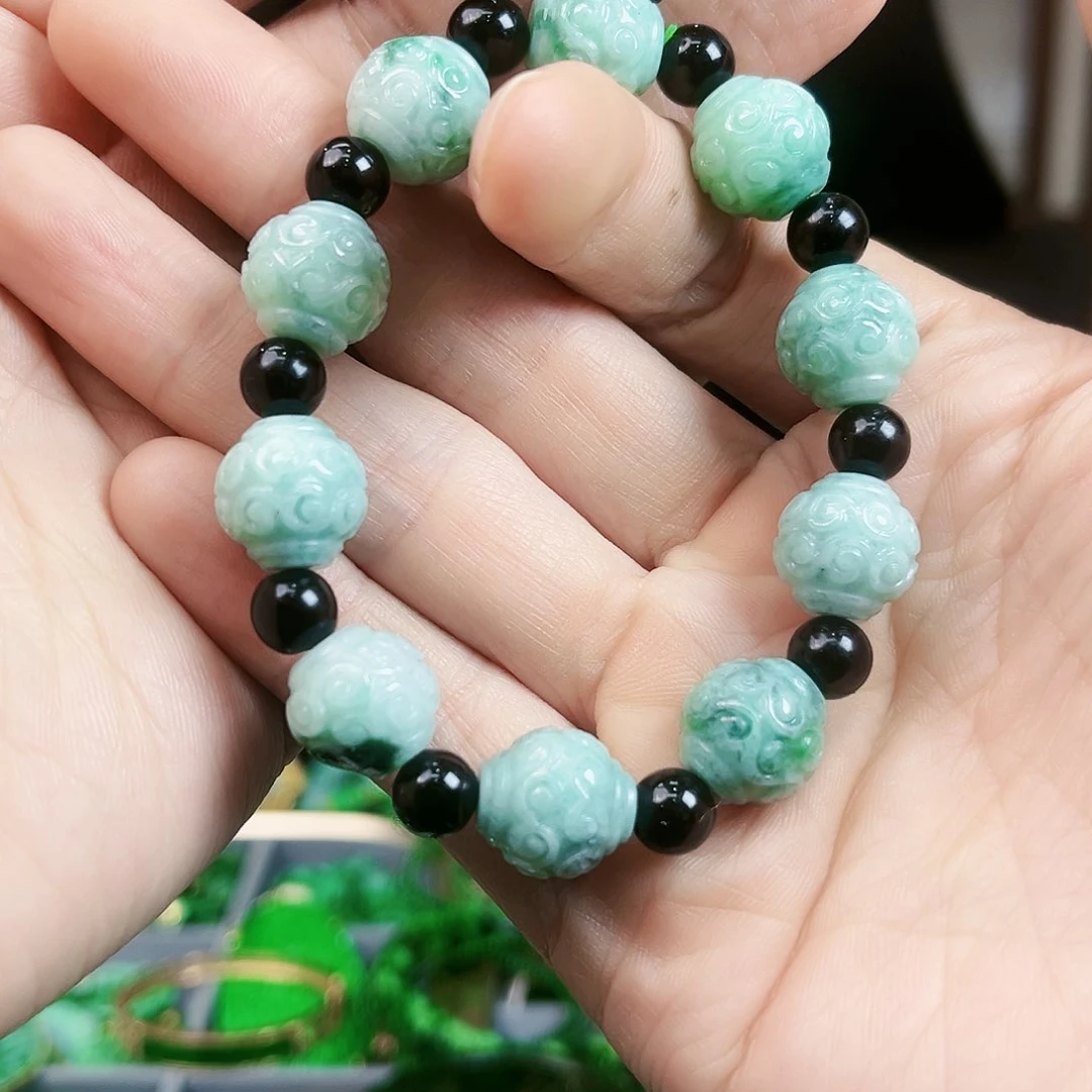 翡翠手链未镶嵌手链