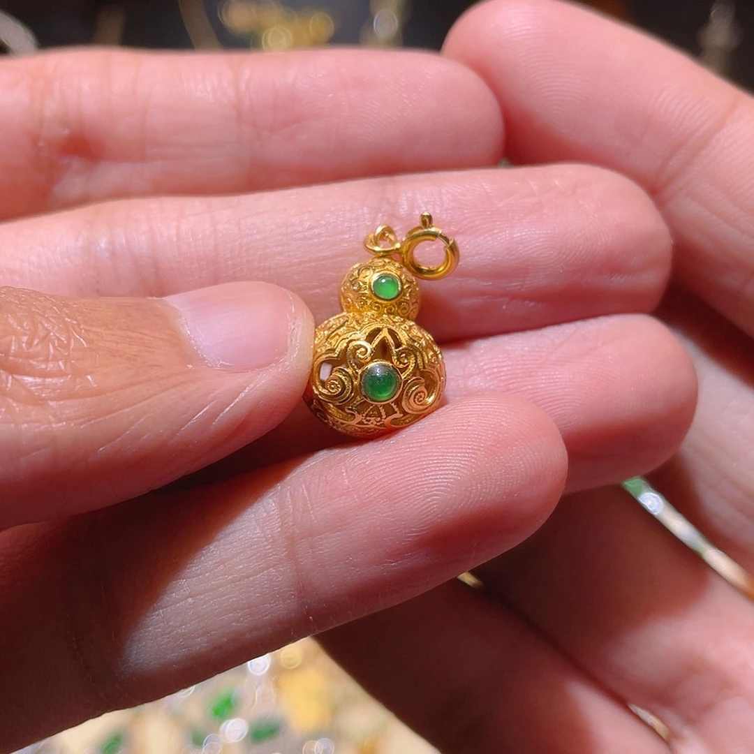 翡翠吊坠(不含链)银S925镶嵌