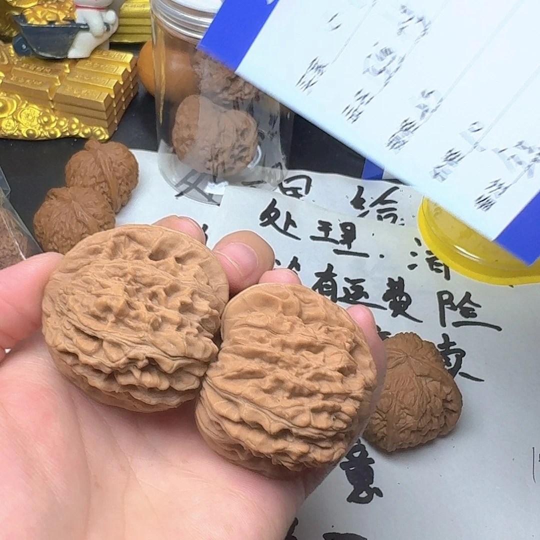 必***岸文玩核桃吊坠四座楼