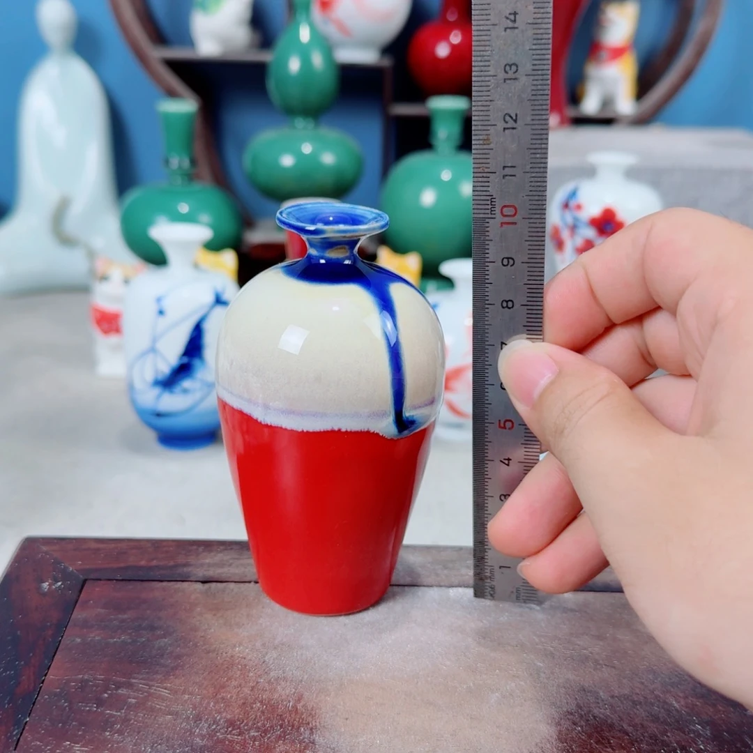 陶瓷手工小花器摆件