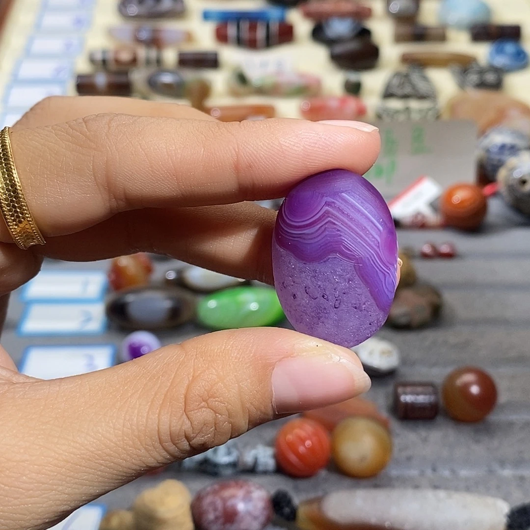 有***️玛瑙/玉髓合金颈饰