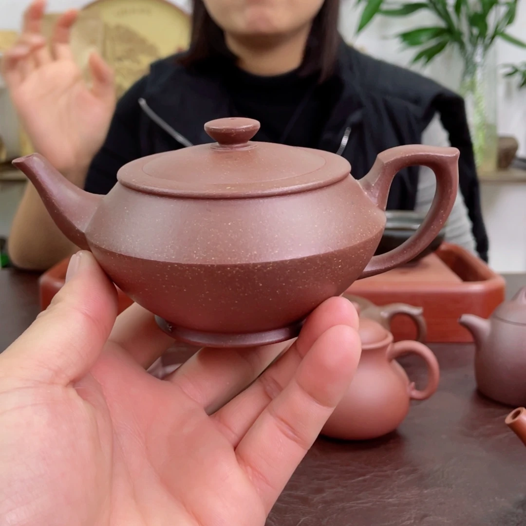 紫砂茶壶汉云 紫泥