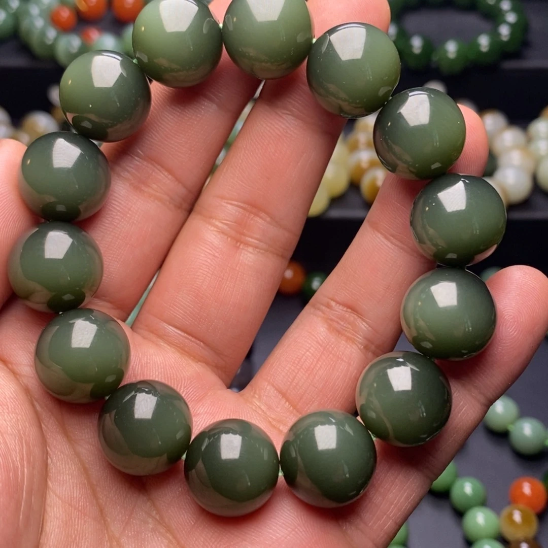 和田玉手串未镶嵌