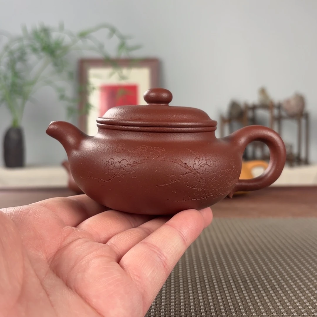 茶壶紫砂微瑕黄龙山原矿紫砂壶