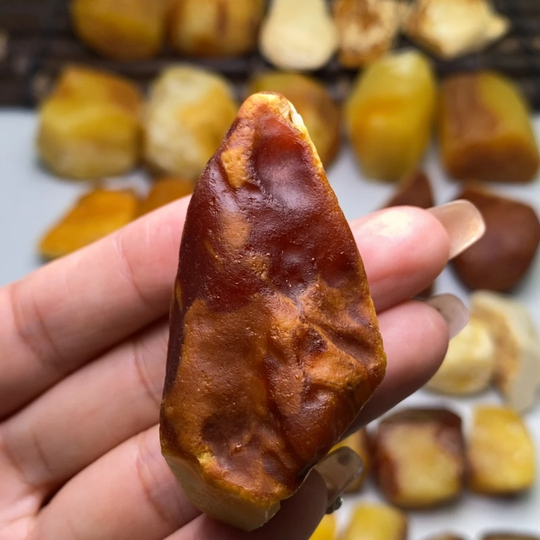 定制琥珀天然蜜蜡乌料