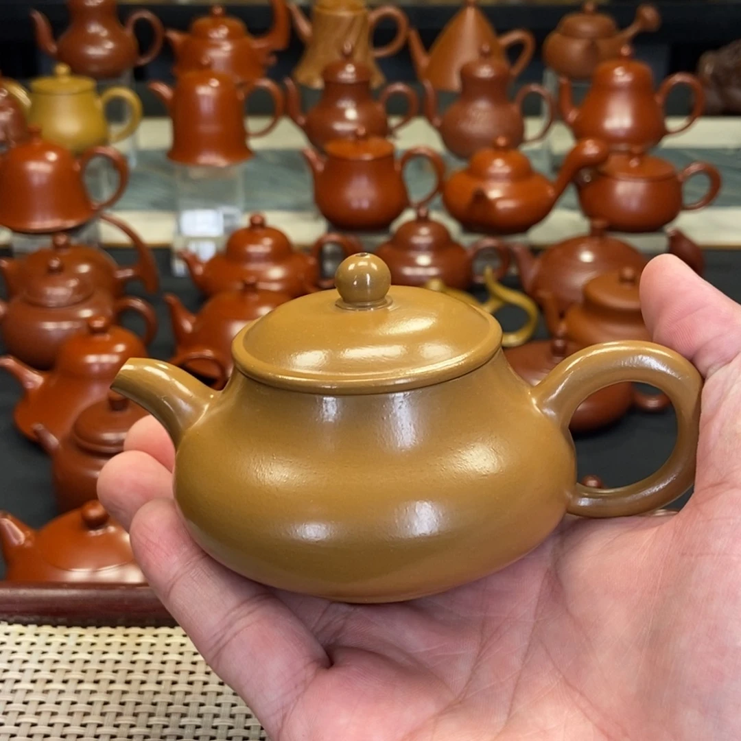 茶壶紫砂潮州手拉壶，全手工