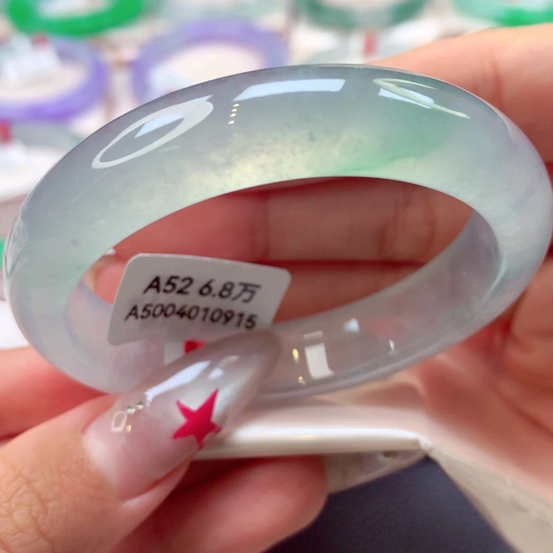 未镶嵌手镯（贵妃镯）翡翠小**?贵妃分单66