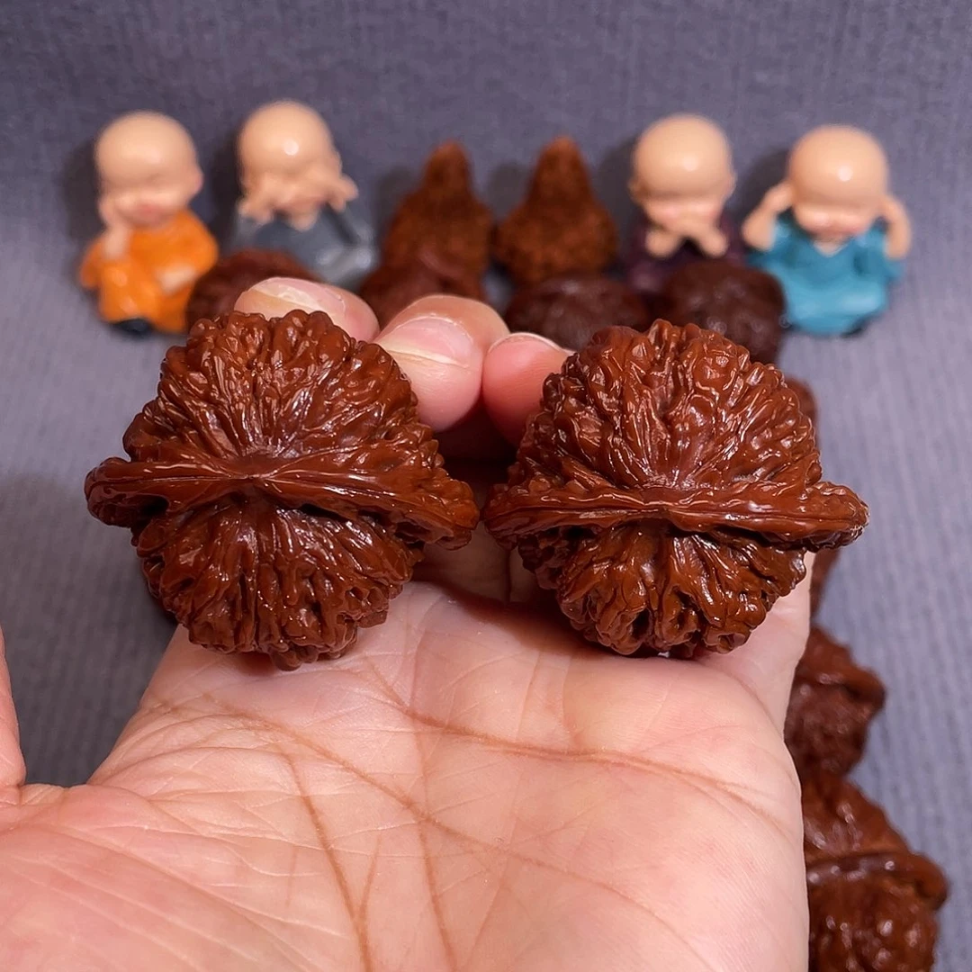 文玩核桃吊坠四座楼43