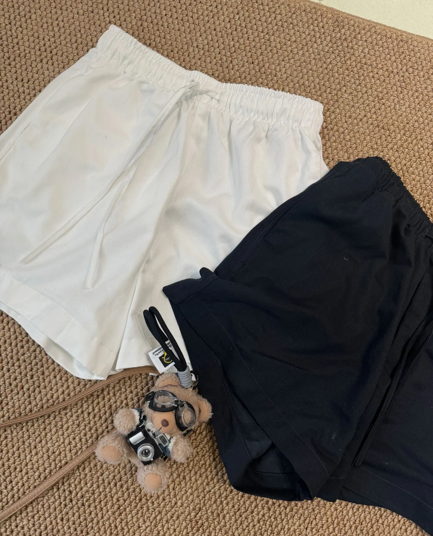 一一专属百搭短裤 女夏季2025新款高腰外穿休闲短裤