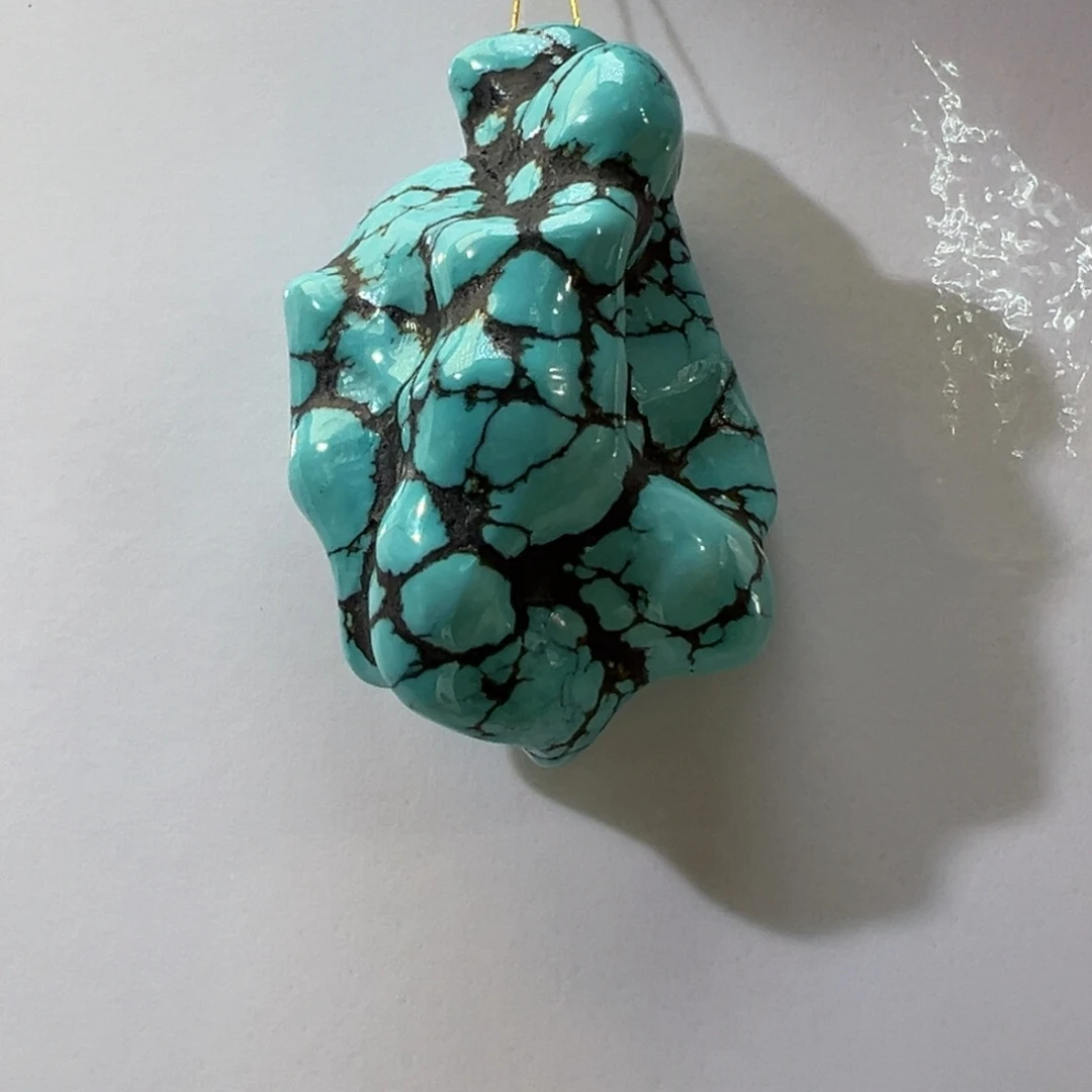 绿松石未镶嵌挂件