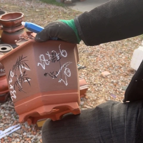 红陶紫砂花盆盆景盆栽