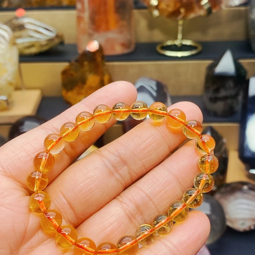 【闪购商品】黄晶手链未镶嵌呦*黄水晶手链