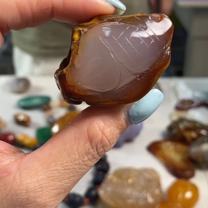 玛瑙/玉髓未镶嵌吊坠(不含链)