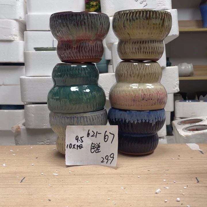 紫砂花盆多肉花盆微瑕67