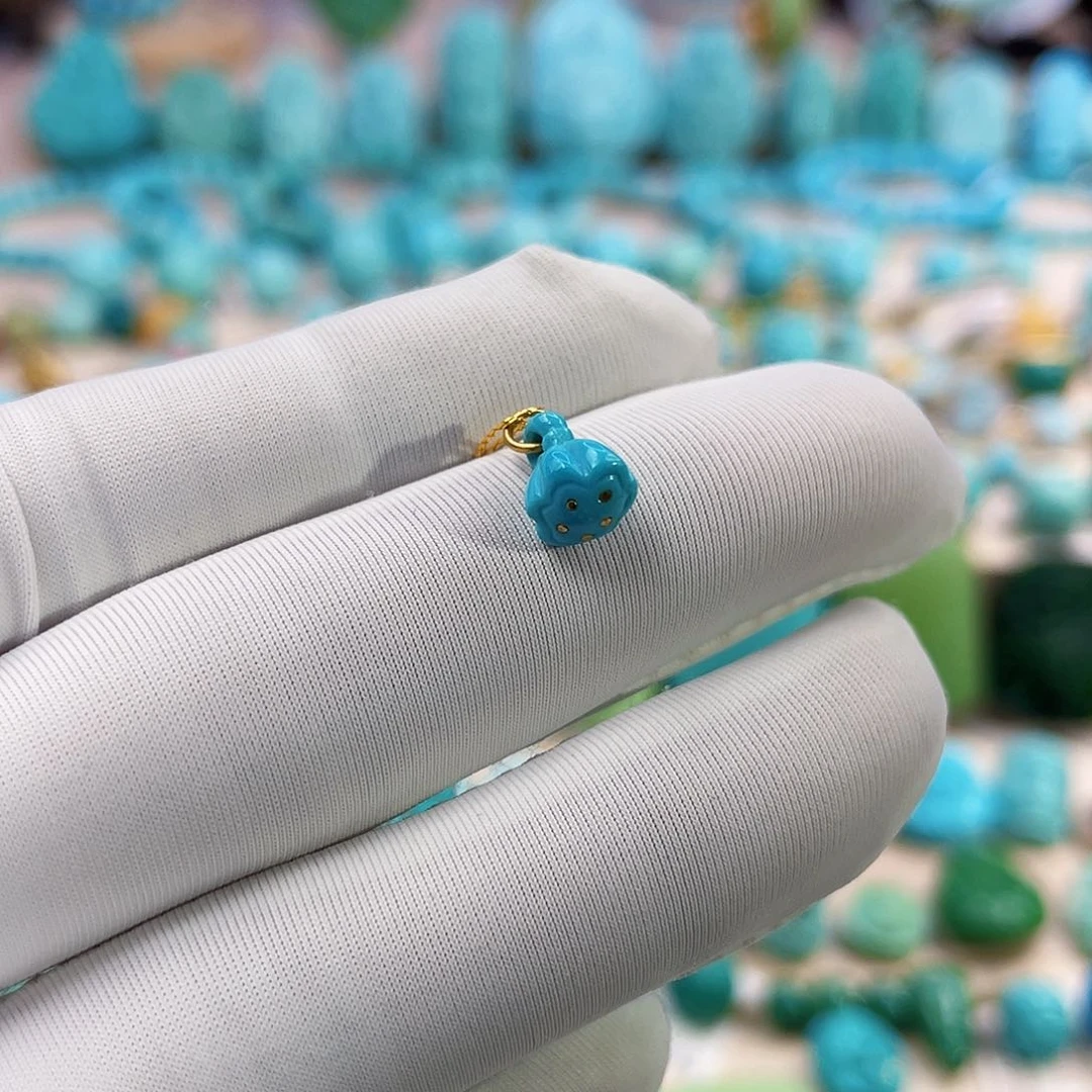 绿松石珠宝奇石未镶嵌