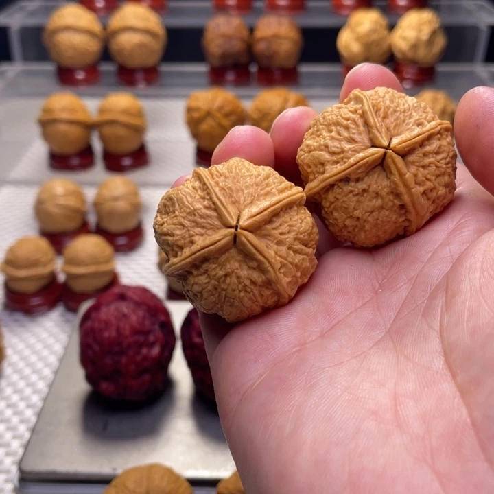 文玩核桃把件一*一5小四喜