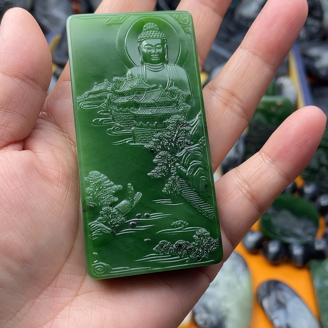 龙***哥和田玉未镶嵌颈饰