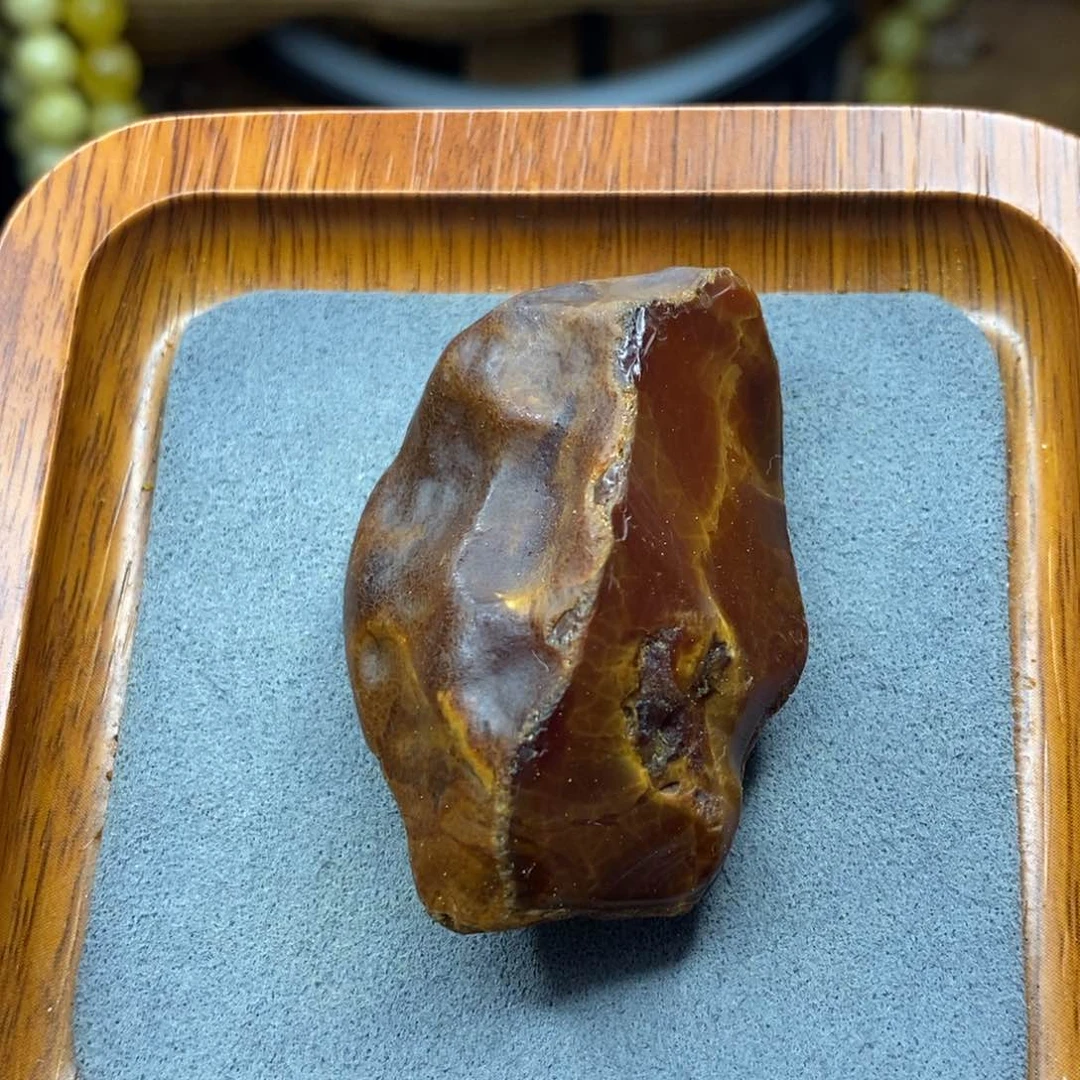 定制琥珀未镶嵌梨