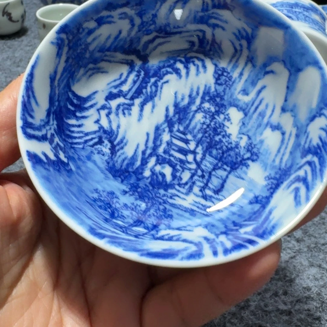 w***n现代景德镇陶瓷手绘茶具