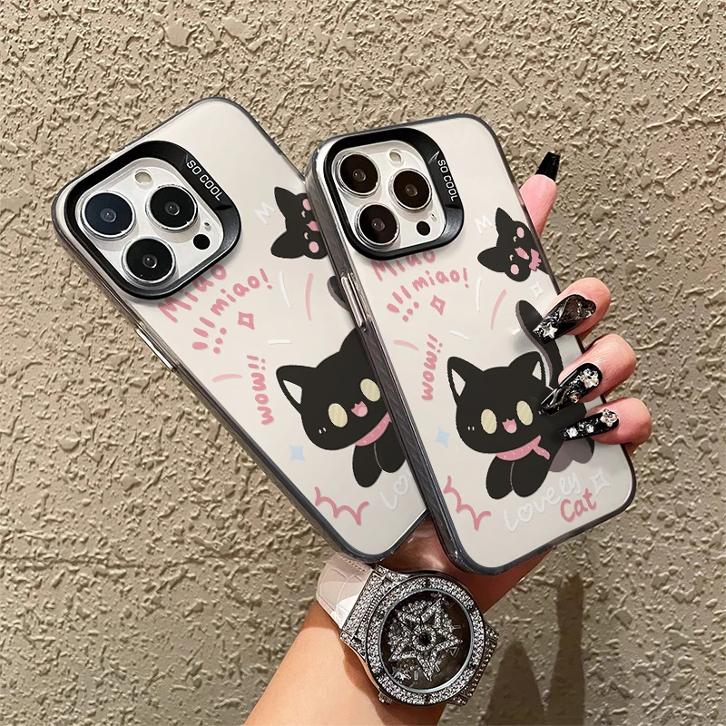 猫咪适用苹果17/华为mate70/小米15/oppo/vivo爆款高颜值手机壳