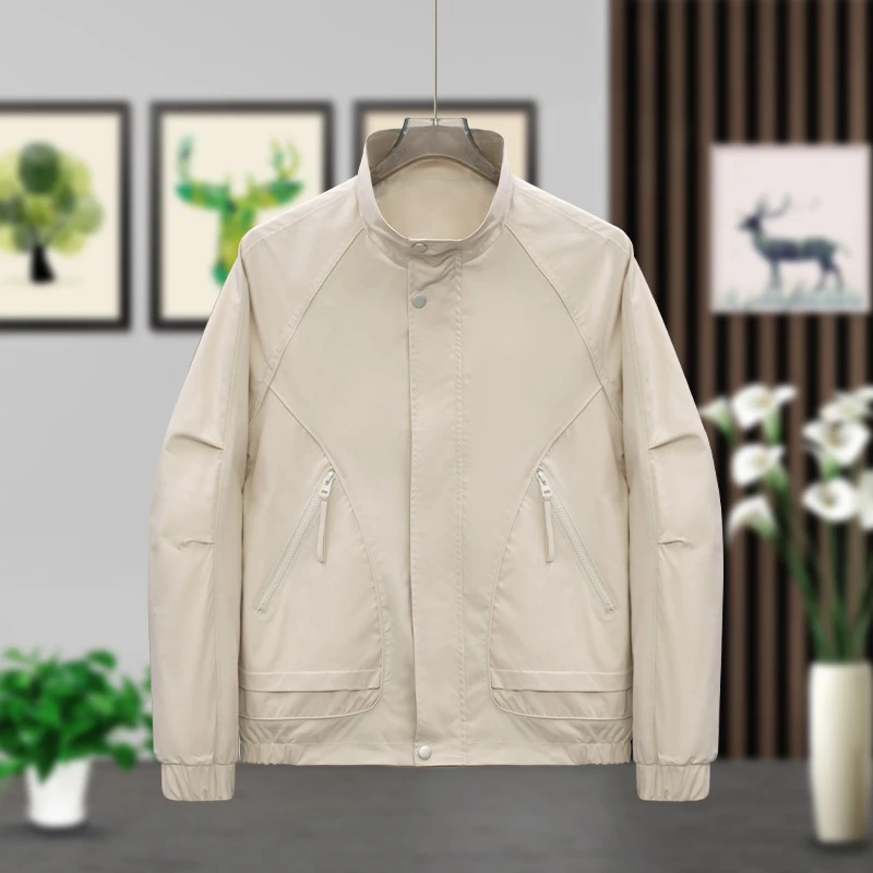 2025潮流（298 米白色 XL）孤品专属链接男士时尚休闲夹克