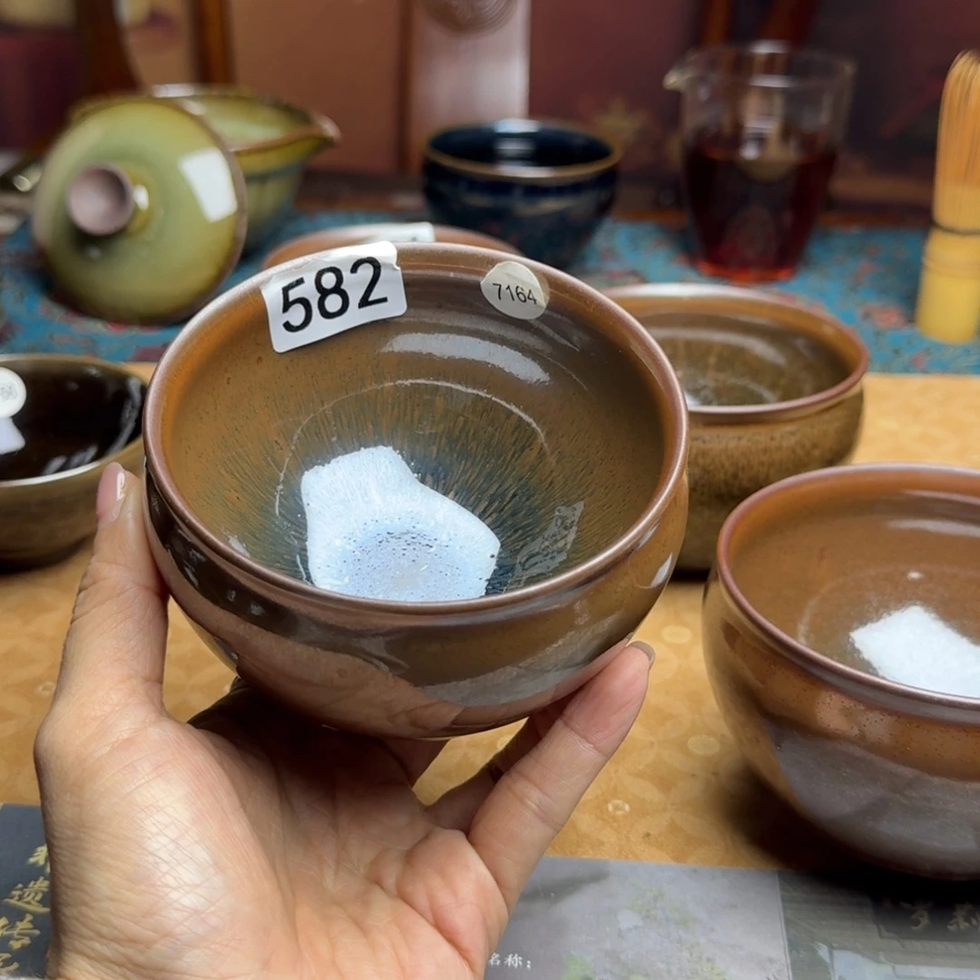 茶盏582 柴烧手工主人杯